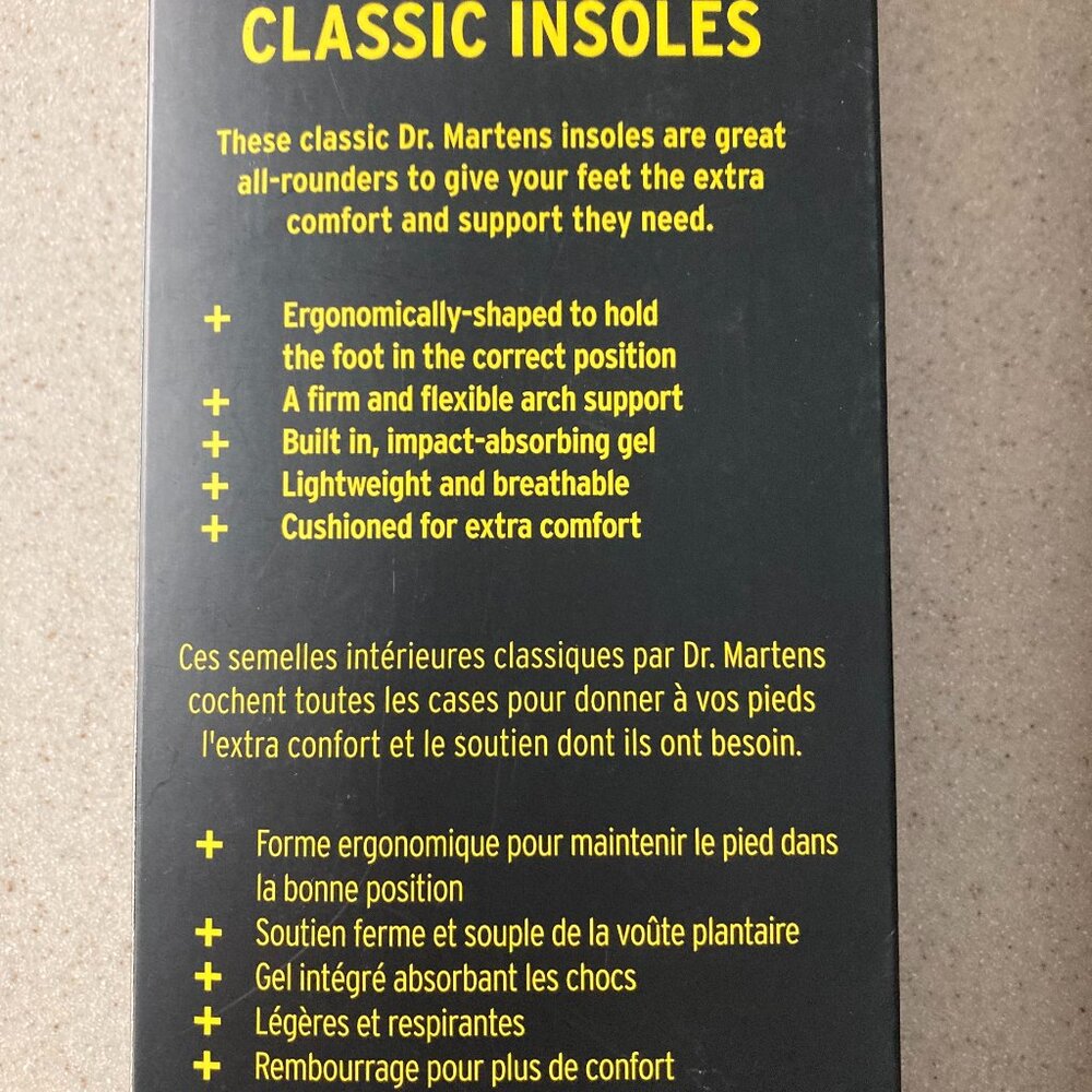 Dr. Martens Shoe Insoles - 2 Pair - NWT - Women Size 6 - Picture 11 of 12